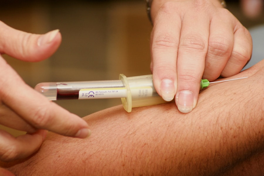 Toma de examen de laboratorio a domicilio